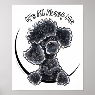 Poster Black Toy Poodle IAAM