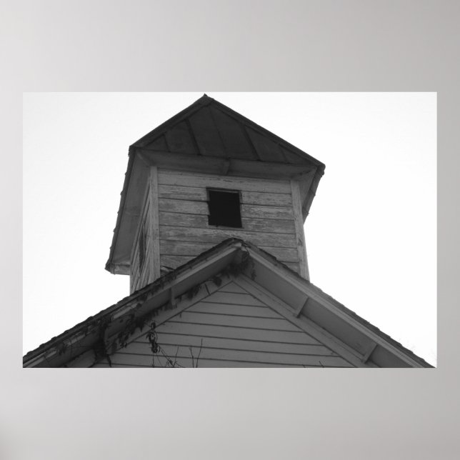 Póster Black & White School Bell (Frente)