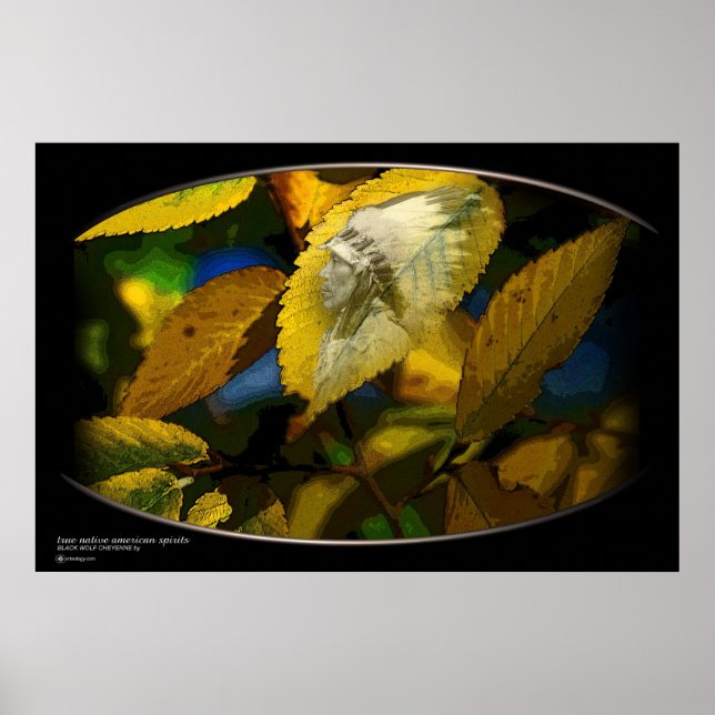 POSTER BLACK WOLF (Frente)