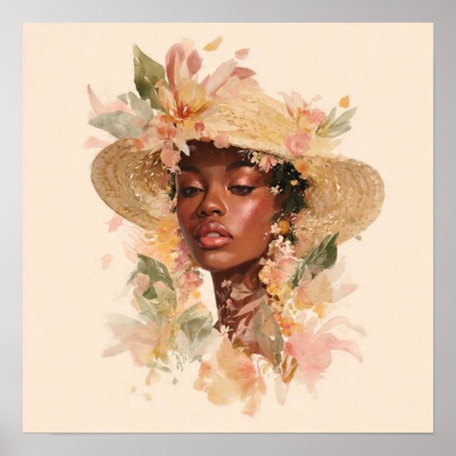 Poster Black Woman Empowerment Art (Frente)