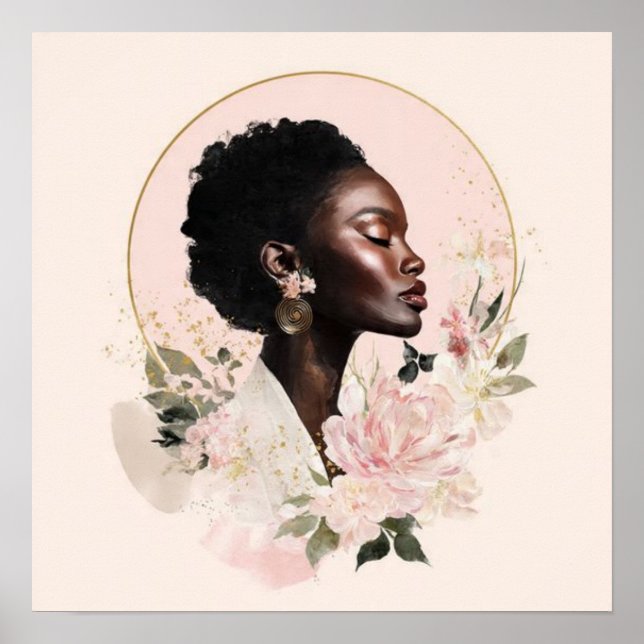 Poster Black Woman Empowerment Art (Frente)