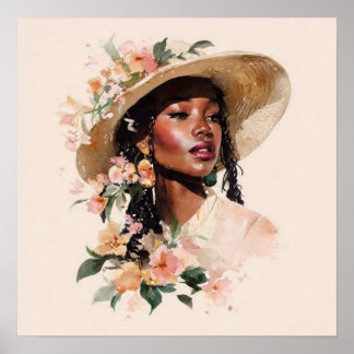 Poster Black Woman Empowerment Art