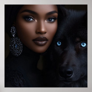 Poster Black Woman Empowerment Art