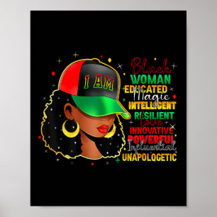 Poster Black Women Educou Magic Black Histo Inteligente
