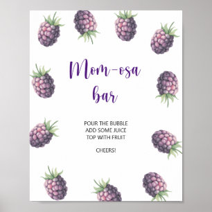 Poster Blackberry \ bar Mãe-osa