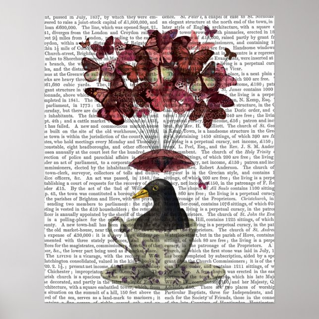 Póster Blackbird In Teacup (Frente)