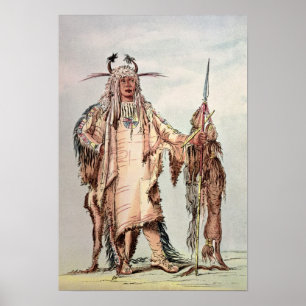 Poster Blackfoot Indian Pe-Toh-Pee-Kiss, The Eagle Ribs