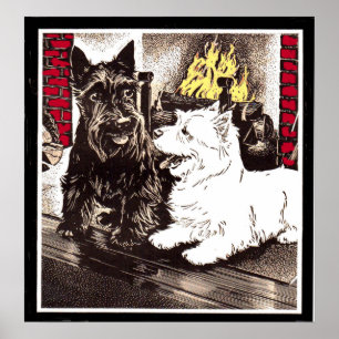 Poster Blackie e Whitie pelo fogo