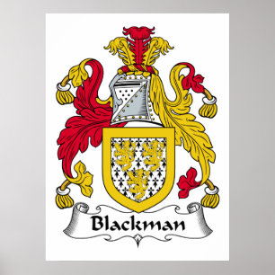 Póster Blackman Family Crest