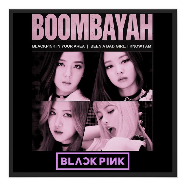 Póster BlackPink BoomBayah (Frente)