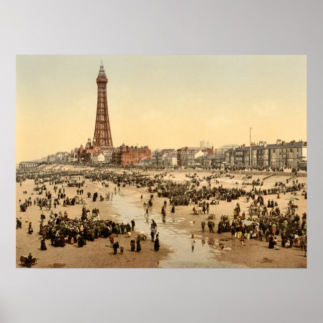 Póster Blackpool Tower II, Lancashire, Inglaterra (Frente)