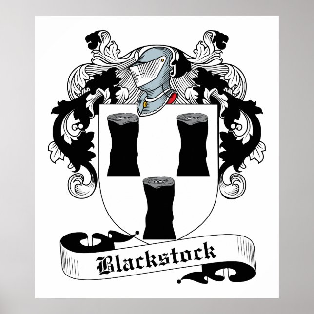 Póster Blackstock Family Crest (Frente)