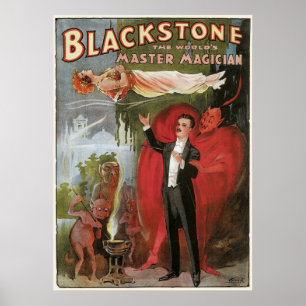 Poster Blackstone, Mágico mestre do mundo, 1934