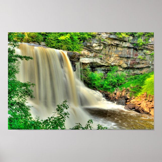 Poster Blackwater Falls, West Virginia (Frente)