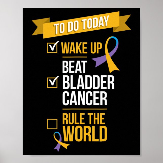 Poster Bladder Cancer governa o mundo (Frente)