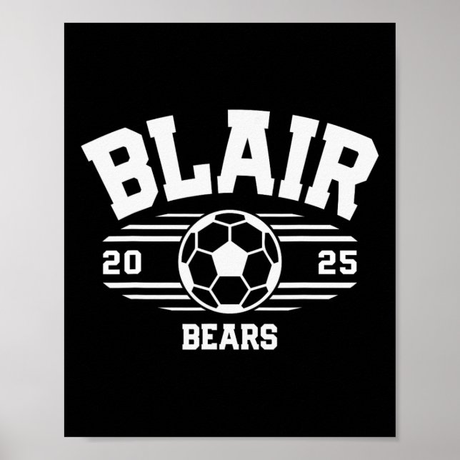 Poster Blair Bears Futebol Byll 2025  (Frente)