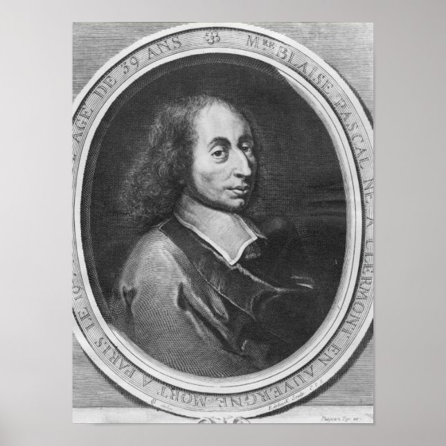 Poster Blaise Pascal (Frente)