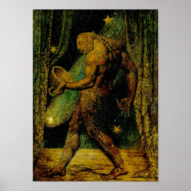 Poster Blake Ghost de uma Flea Fine Art (Frente)