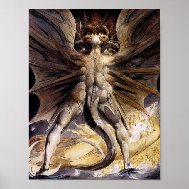 Poster BLAKE The Great Red Dragon and the Woman Clothed i (Frente)