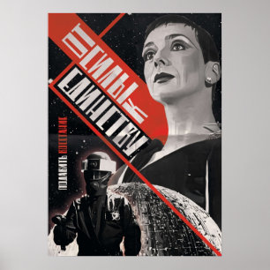 Poster Blakes 7 Servalan Propaganda Russa