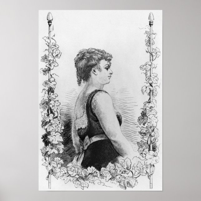 Póster Blanche d'Antigny (Frente)