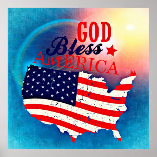 Poster Bless America