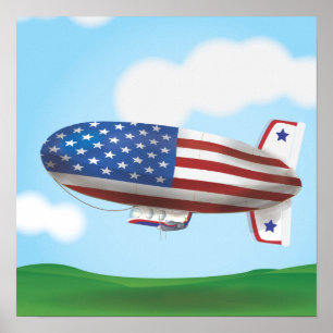 Póster Blimp USA