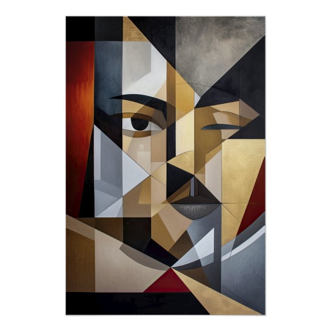 Póster Blinking Abstraction (Frente)