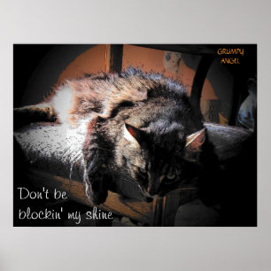 Póster Blockin meu brilho - anjo mal-humorado