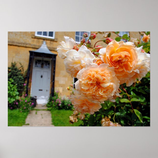 Poster Blockley Village Cottage Cotswolds Gloucestershire (Frente)