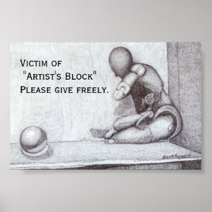 Póster "Bloco de Artista" MiniPoster