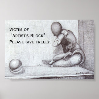 Póster "Bloco de Artista" MiniPoster