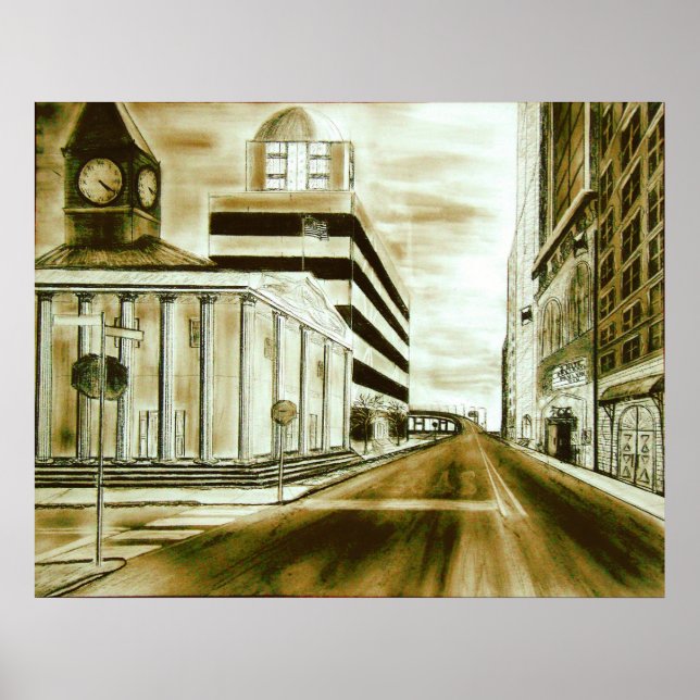 Póster Bloco de Cidade (Frente)