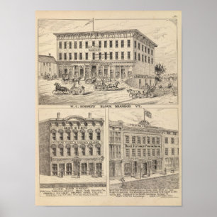 Póster Bloco de WC Simond em Brandon