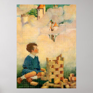 Poster Blocos do sonho por Jesse Willcox Smith