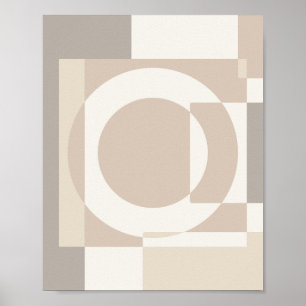 Poster Blocos Geométricos Suaves – Simples e Elegantes