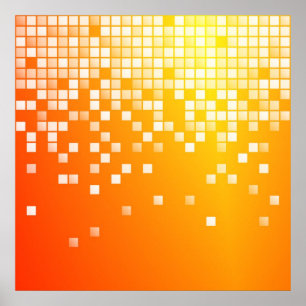 Poster Blocos Laranja