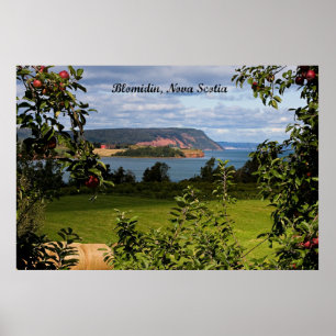 Poster Blomidin, Nova Escócia, Canadá