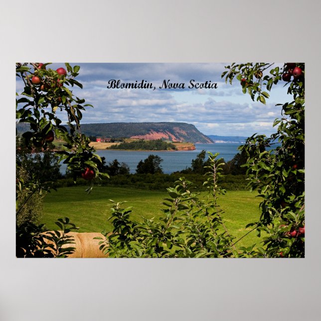 Poster Blomidin, Nova Escócia, Canadá (Frente)