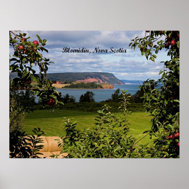 Poster Blomidin, Nova Escócia, Canadá (Frente)