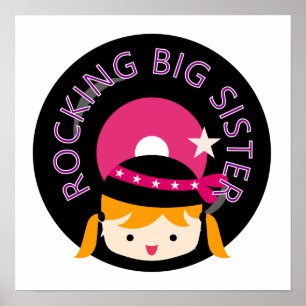 Póster Blond Rocking Big Sister