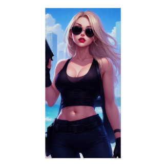 Póster Blondie Bangs Back