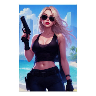 Póster Blondie Bangs Back