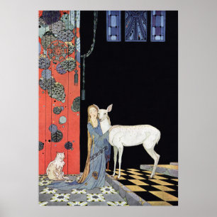 Poster Blondine por Virgínia Frances Sterrett