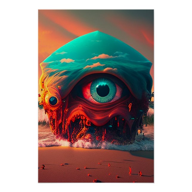 Póster Bloody Eyes (Frente)