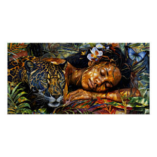 Póster Bloom De Jaguar - Mulheres Na Amazônia