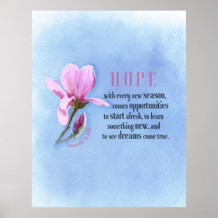 Poster Blooming Hope