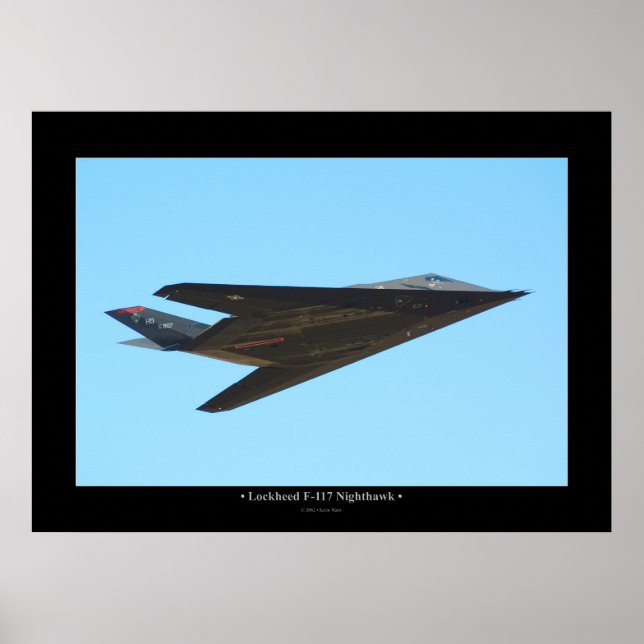 Póster Bloqueado F- 117 (Frente)