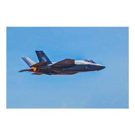 Póster Bloqueado Martin F- 35A Lightning II Poster