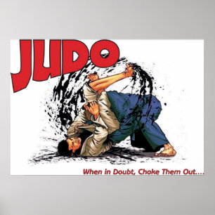 Póster Bloqueador do judo para fora